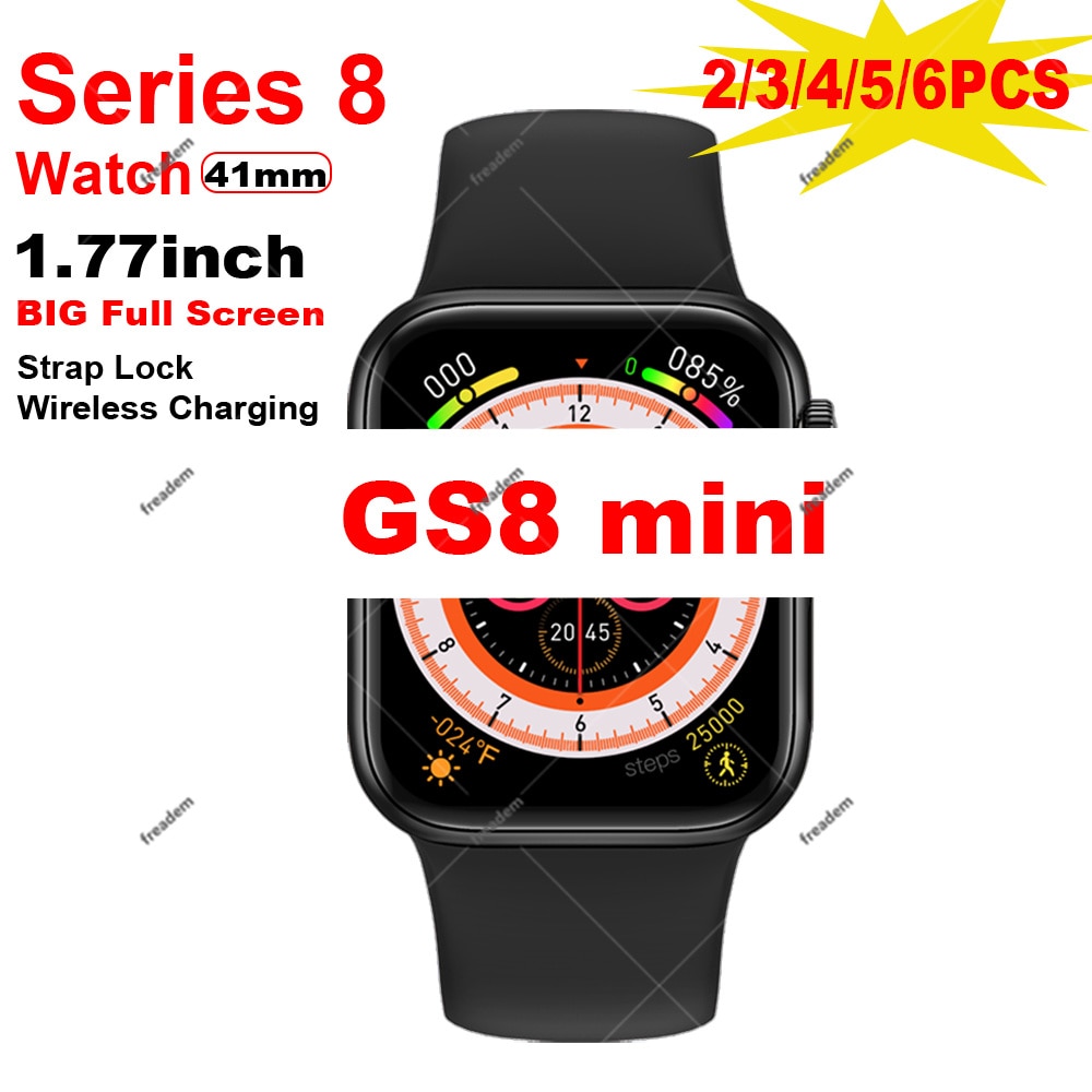  GS8 ̴ Ʈ ġ ø 8, Ǯ ũ  ȭ,   ɹڼ 41mm,  Ʈ ġ, 1.77 ġ